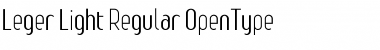 Download Leger-Light Regular Font Title Preview