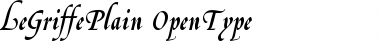 Download Le Griffe Plain Font Title Preview