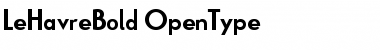 Download Le Havre Bold Bold Font Title Preview