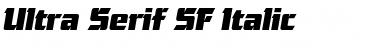 Download Ultra Serif SF Italic Font