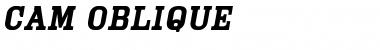 Download Cam Oblique Font
