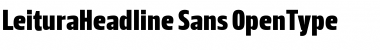 Download Leitura Headline Sans Font Title Preview