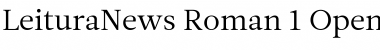 Download Leitura News Roman 1 Font Title Preview