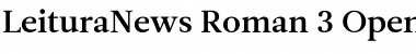 Download Leitura News Roman 3 Font Title Preview