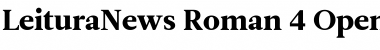 Download Leitura News Roman 4 Font Title Preview