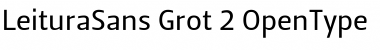 Download Leitura Sans Grot 2 Font Title Preview