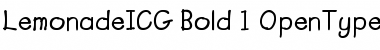 Download LemonadeICG Bold Font Title Preview