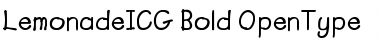 Download LemonadeICG Bold Font Title Preview