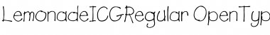 Download Lemonade Medium Font Title Preview