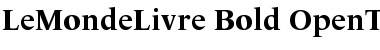 Download LeMonde Livre Bold Font Title Preview