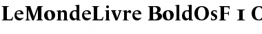 Download LeMondeLivre Bold Oldstyle Figures Font Title Preview