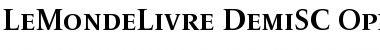 Download LeMondeLivre Demi Small Caps Font Title Preview