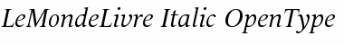 Download LeMonde Livre Medium Font Title Preview
