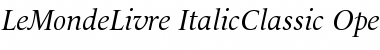 Download LeMonde Livre Classic Medium Font Title Preview