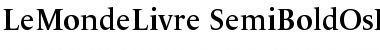 Download LeMonde Livre OsF SemiBold Font Title Preview