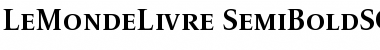Download LeMonde Livre SC SemiBold Font Title Preview