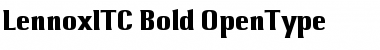 Download Lennox ITC Bold Font Title Preview