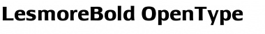 Download LesmoreBold Regular Font Title Preview