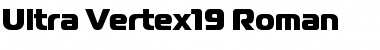 Download Ultra Vertex19 Roman Font