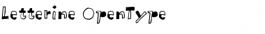 Download Letterine Regular Font Title Preview