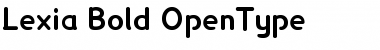 Download Lexia Bold Font Title Preview