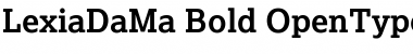 Download Lexia DaMa Bold Font Title Preview