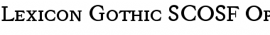 Download Lexicon Gothic SCOSF Regular Font Title Preview