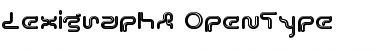 Download Lexigraph A Font Title Preview