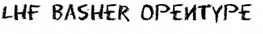 Download LHF Basher Regular Font Title Preview