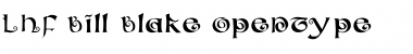 Download LHF Bill Blake Regular Font Title Preview