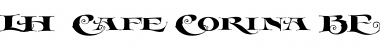 Download LHF Cafe Corina BETA Regular Font Title Preview