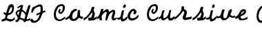 Download LHF Cosmic Cursive Regular Font Title Preview