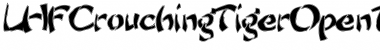 Download LHF Crouching Tiger Regular Font Title Preview