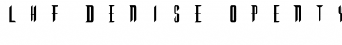 Download LHF Denise Regular Font Title Preview