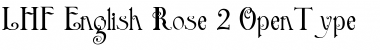 Download LHF English Rose Regular Font Title Preview