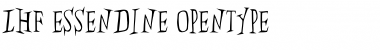 Download LHF Essendine Regular Font Title Preview