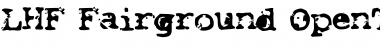 Download LHF Fairground Regular Font Title Preview