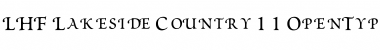 Download LHF Lakeside Country 1 Regular Font Title Preview