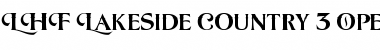 Download LHF Lakeside Country 3 Regular Font Title Preview