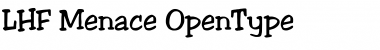 Download LHF Menace Regular Font Title Preview