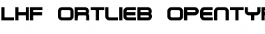 Download LHF Ortlieb Regular Font Title Preview