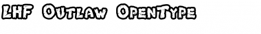 Download LHF Outlaw Regular Font Title Preview