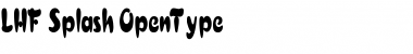 Download LHF Splash Regular Font Title Preview