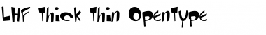 Download LHF Thick Thin Regular Font Title Preview