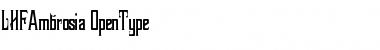 Download LHFAmbrosia Regular Font Title Preview