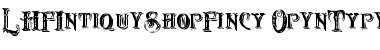 Download LHF Antique Shop Fancy Regular Font