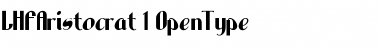 Download LHFAristocrat Regular Font Title Preview