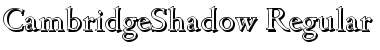 Download CambridgeShadow Regular Font Title Preview