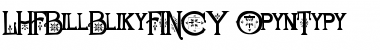 Download LHF Bill Blake FANCY Regular Font Title Preview