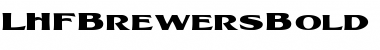 Download LHFBrewersBold Regular Font Title Preview
